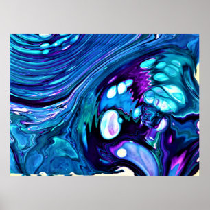 Póster Estudio de color abstracto 98,