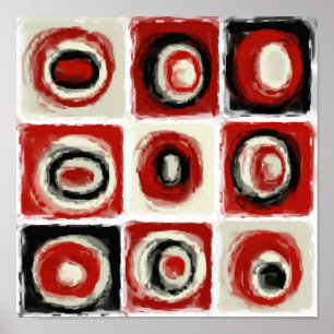 Póster Estudio de color del blanco de nieve