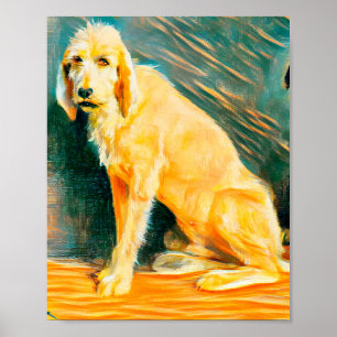 Póster Estudio de dos perros