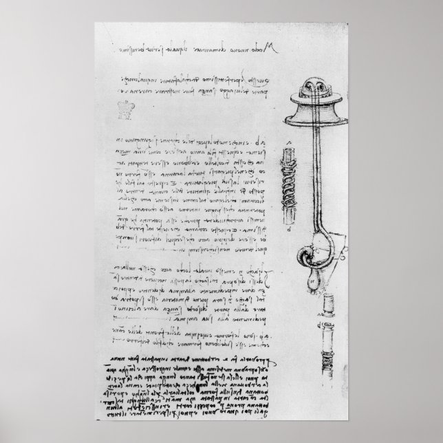 Póster Estudio de flotador con tubos respiratorios para b (Frente)