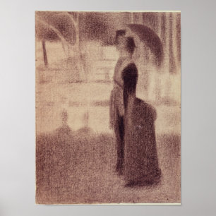 Póster Estudio de Jorte Pedro Seurat el para el domingo
