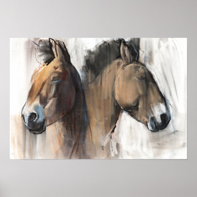 Póster Estudio de la cabeza (Frente)