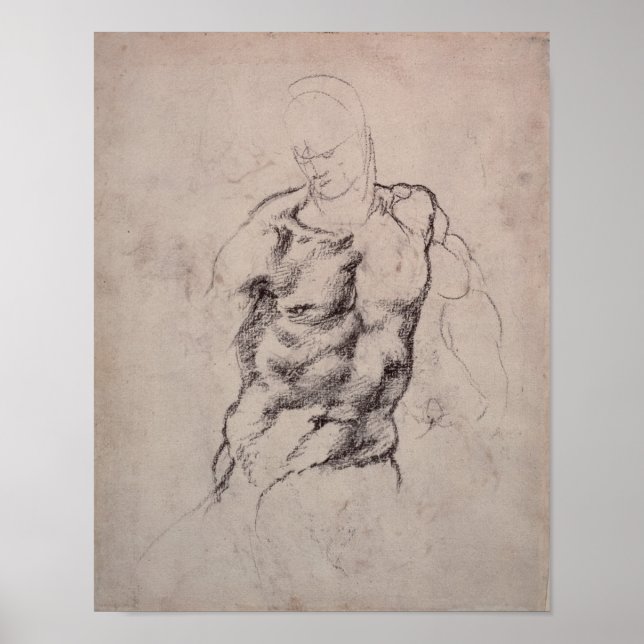 Póster Estudio de la figura 2 (Frente)