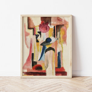 Póster Estudio de la ventana de la tienda brillante   Aug