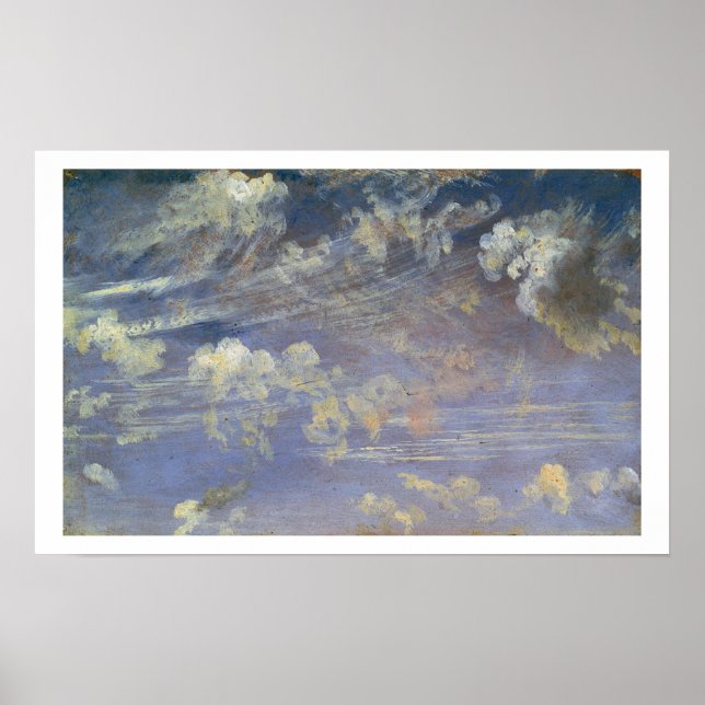 Póster Estudio de las nubes cirrosas (Frente)