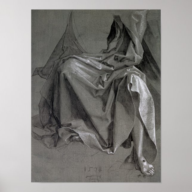 Póster Estudio de las túnicas de Cristo, 1508 (Frente)