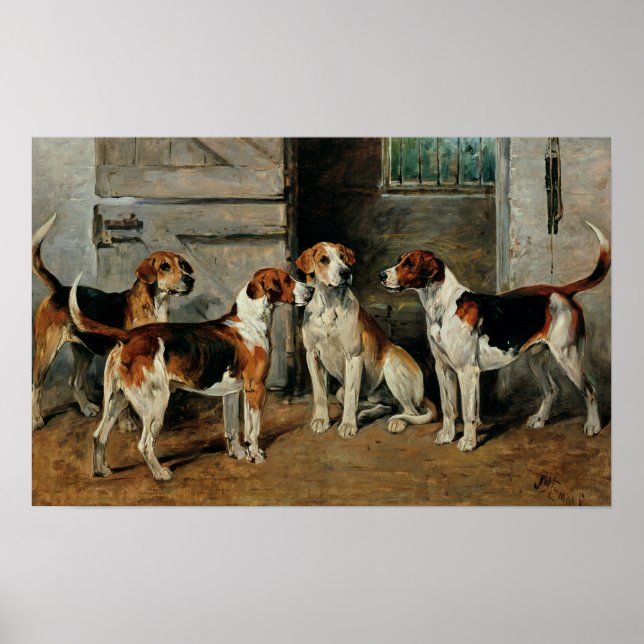 Póster Estudio de los Hounds (Frente)