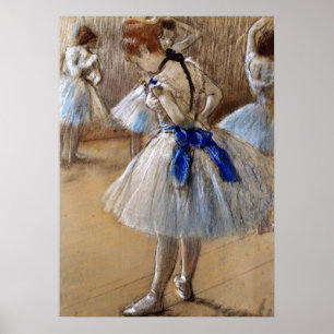 Póster Estudio de una bailarina - Edgar Degas - c1890