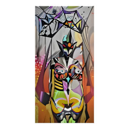 Póster Estudio de vida surrealista