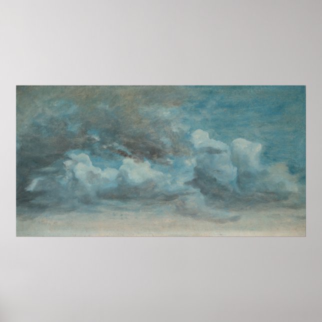 Póster Estudio en la nube - Lionel Constable (Frente)