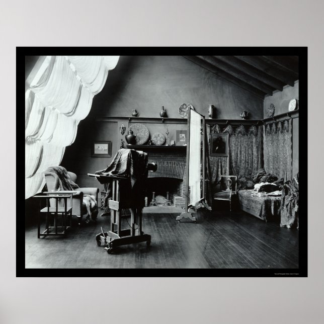 Póster Estudio fotográfico en Washington, DC 1900 (Frente)
