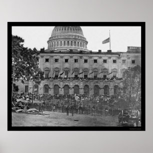 Póster Estudio magnífico del ejército por el capitolio