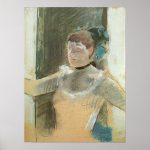 Póster Estudio para Busto de una bailarina de Edgar Degas