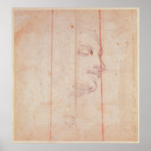 Póster Estudio para el jefe del Sibyl libio