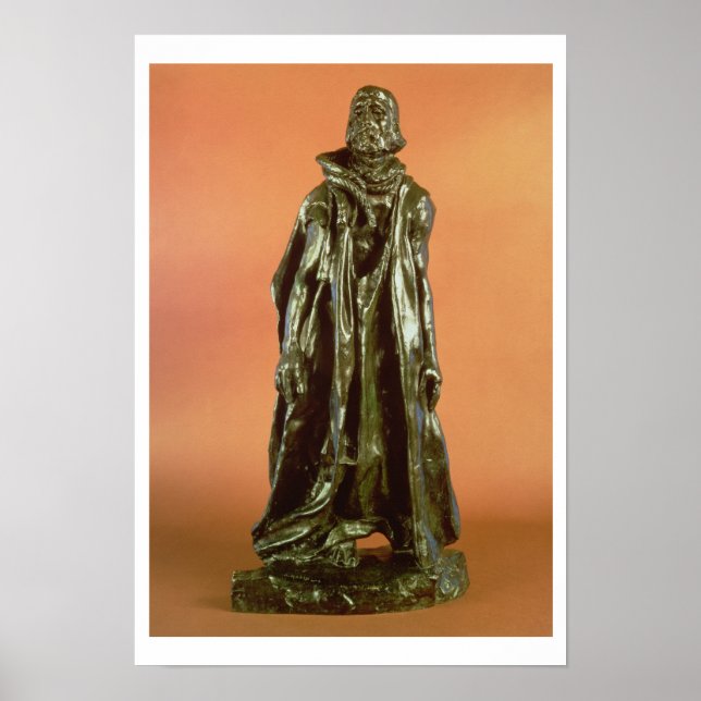 Póster Estudio para Eustache de St. Pierre, del Burgher (Frente)
