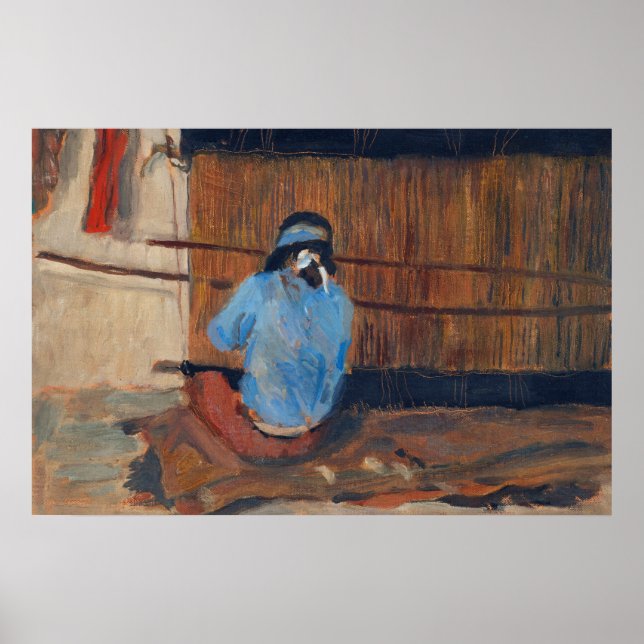 Póster Estudio para Hopi Weaver de Maynard Dixon (Frente)