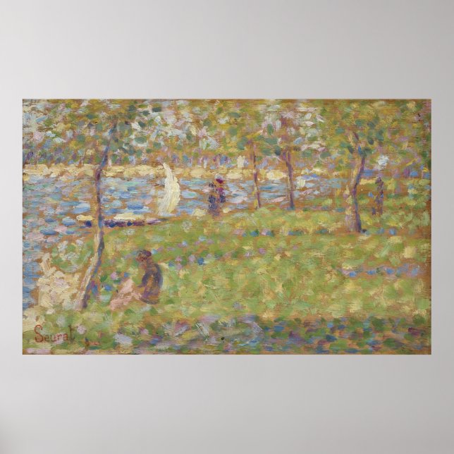 Póster Estudio para La Grande Jatte (Frente)