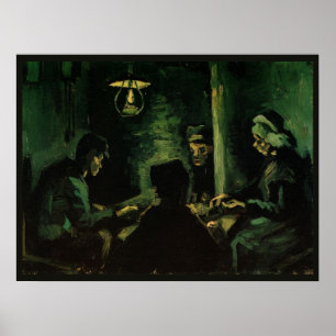 Póster Estudio para Los comedores de patatas de Vincent v