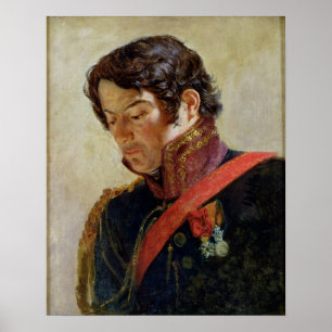 Póster Estudio para un retrato de barón Dominique Larrey