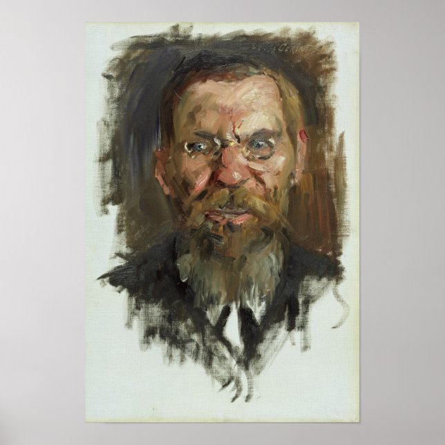 Póster Estudio para un retrato del profesor Eduard (Frente)