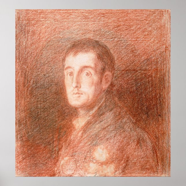 Póster Estudio para un retrato ecuestre (Frente)