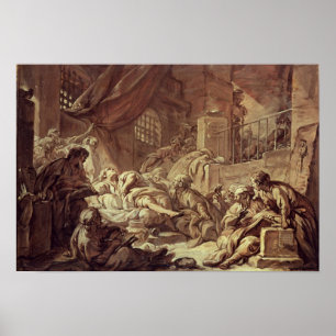 Póster Estudio para una escena carcelaria