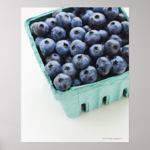 Póster Estudio tirado de arándanos