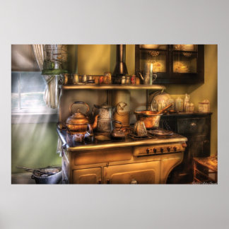 Póster Estufa - ¿Qué hay para cenar?