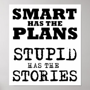 Póster Estúpidas historias graciosa Poster