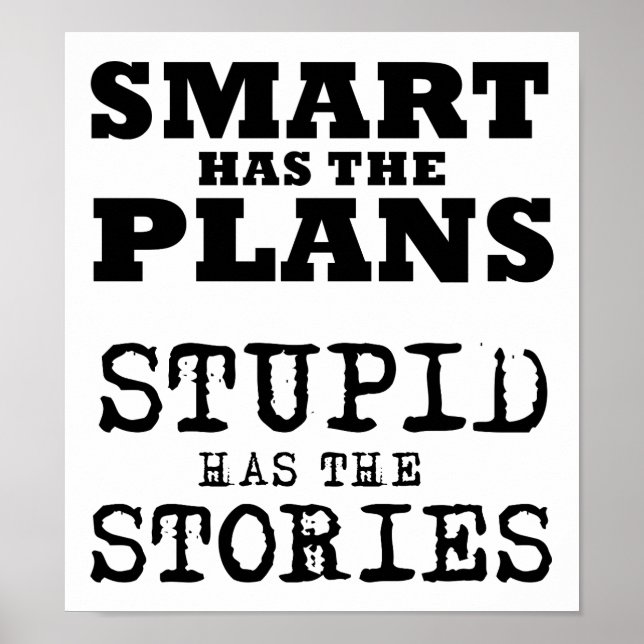 Póster Estúpidas historias graciosa Poster (Frente)