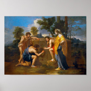 Póster Et in Arcadia ego, Poussin