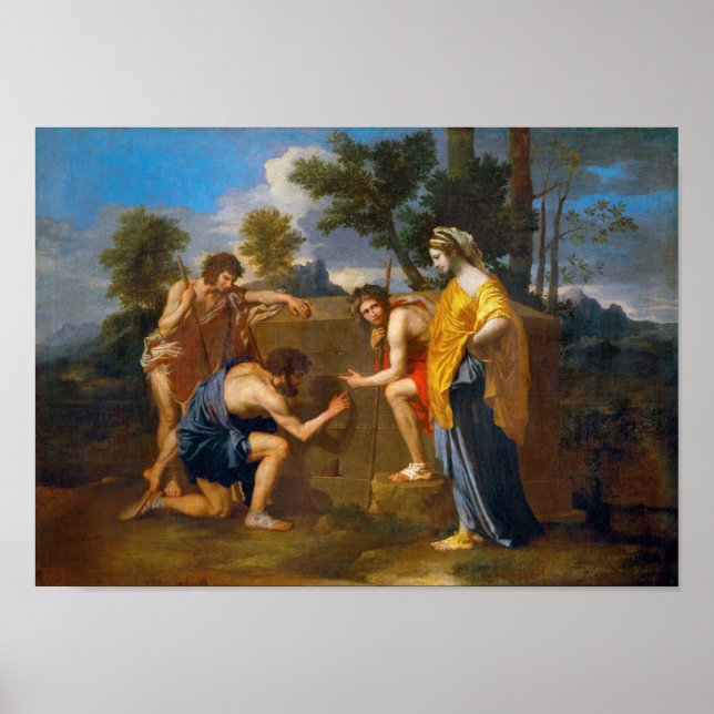 Póster Et in Arcadia ego, Poussin (Frente)