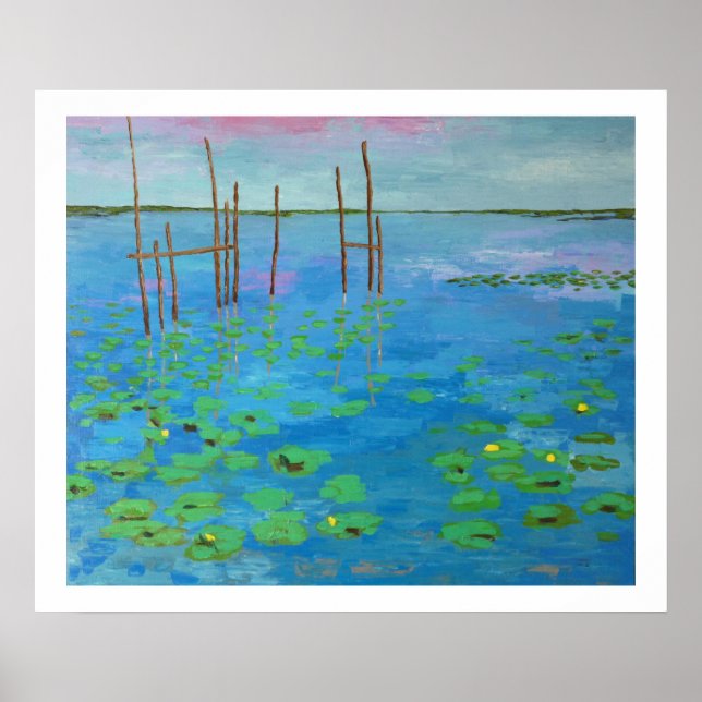 Póster étang en Bretagne (Frente)