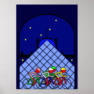 Póster Etapa 21 - La Pirámide del Louvre
