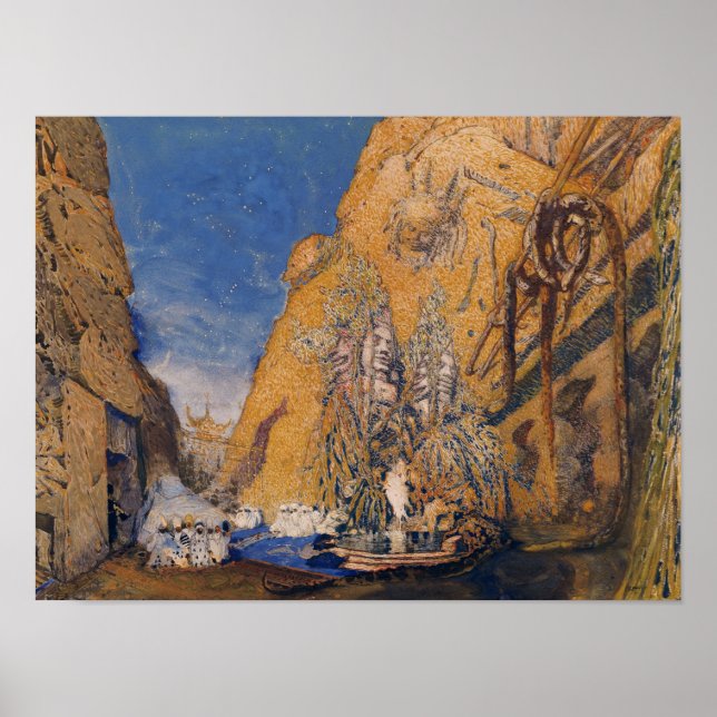 Póster Etapa de la 'Dieu Bleu' (Frente)