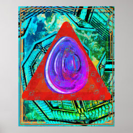 Póster Éter elemental dentro de la ayuda a la meditación