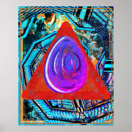 Póster Éter elemental dentro de la ayuda a la meditación