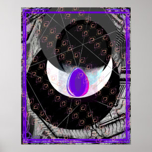 Póster Éter elemental dentro de la ayuda a la meditación