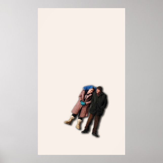 Póster Eterno Sunshine de la mente sin sabor (Frente)
