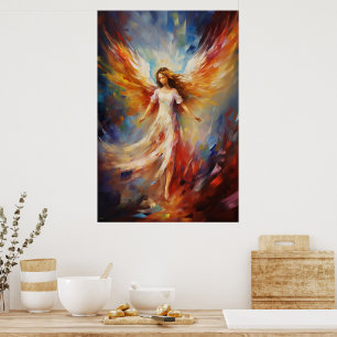Póster Ethereal Angel Art Poster