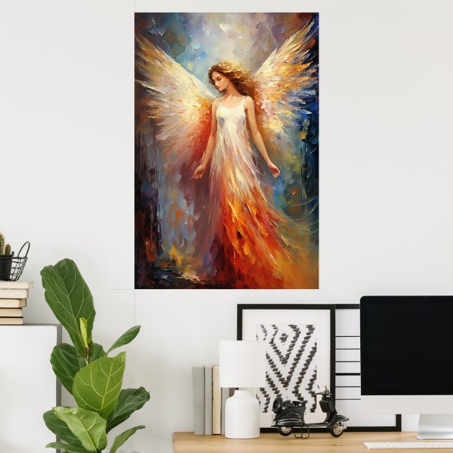 Póster Ethereal Angel Art Poster (Oficina en casa)