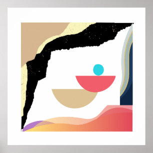 Póster "Ethereal Boho Vibes: Un diseño estético eterno"