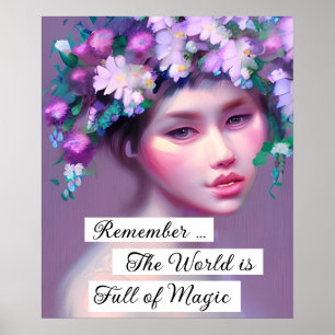 Póster Ethereal Fantasy Fairytale Art   Mujeres Bonitos