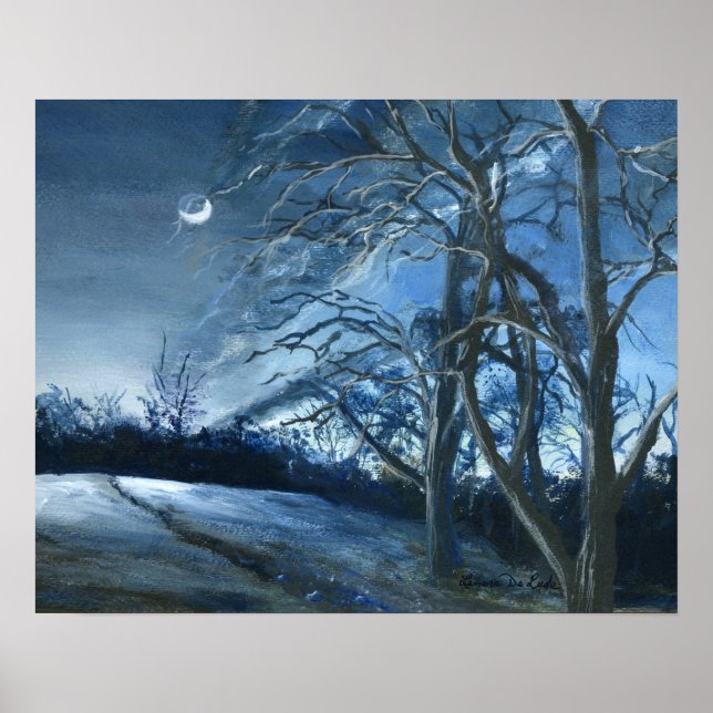 Póster Ethereal Louisiana Night (Frente)