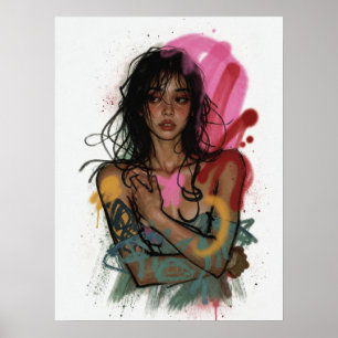 Póster Ethereal Rebel Woman
