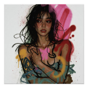 Póster Ethereal Rebel Woman