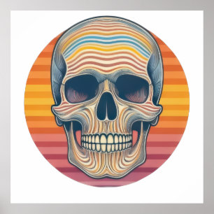 Póster Ethereal Skull