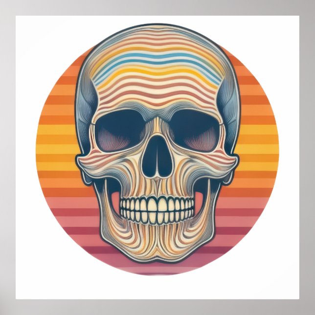 Póster Ethereal Skull (Frente)