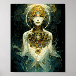 Póster Ethereal Sprite 3 Fantasy Art Poster