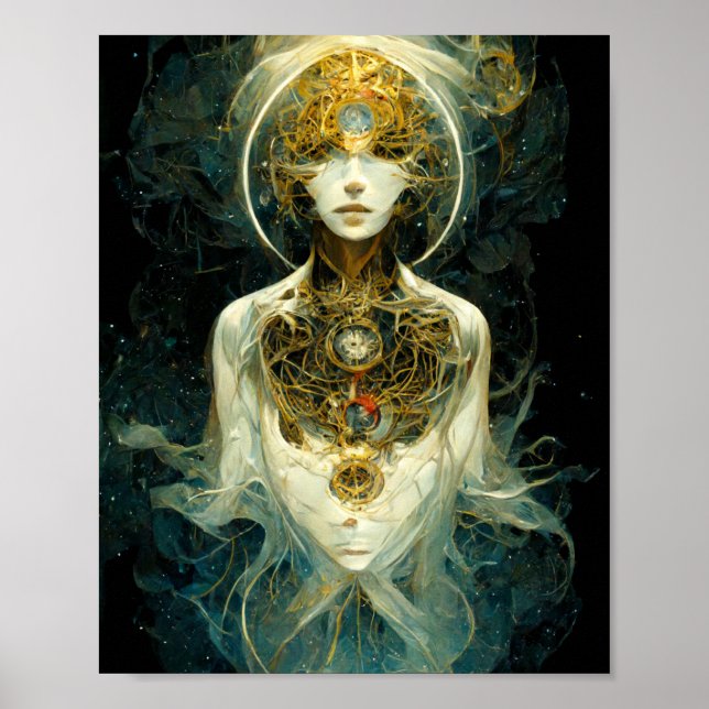 Póster Ethereal Sprite 3 Fantasy Art Poster (Frente)